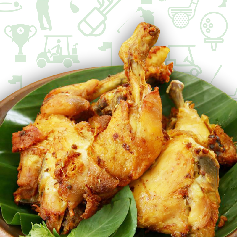 Ayam Goreng - Fun Golf & Cafe, Golf Jababeka, Golf Lippo Cikarang, Belajar Golf, Simulator Golf