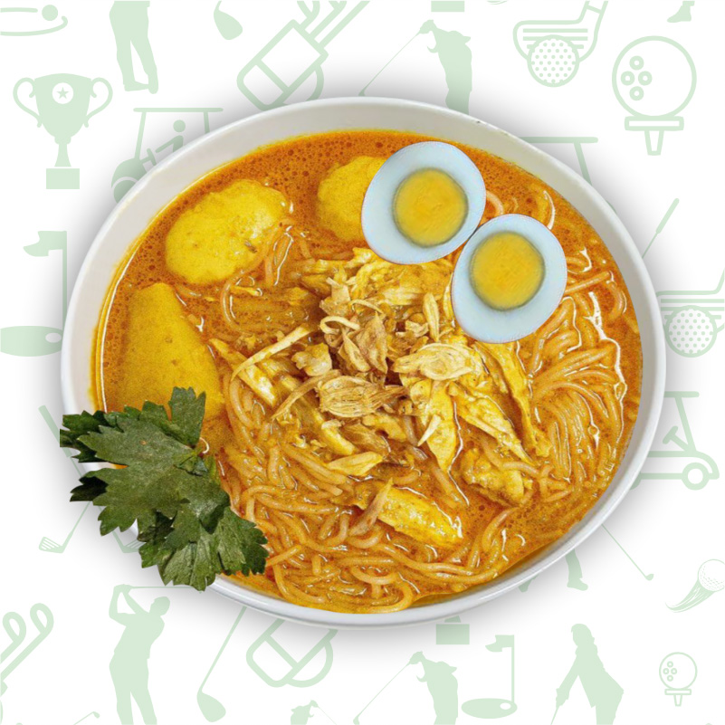 Bihun Kari Ayam - Fun Golf & Cafe, Golf Jababeka, Golf Lippo Cikarang, Belajar Golf, Simulator Golf