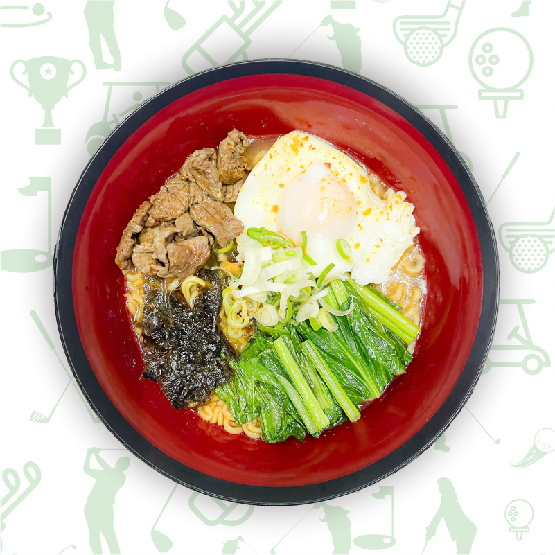 Ramyun Beef - Fun Golf & Cafe, Golf Jababeka, Golf Lippo Cikarang, Belajar Golf, Simulator Golf