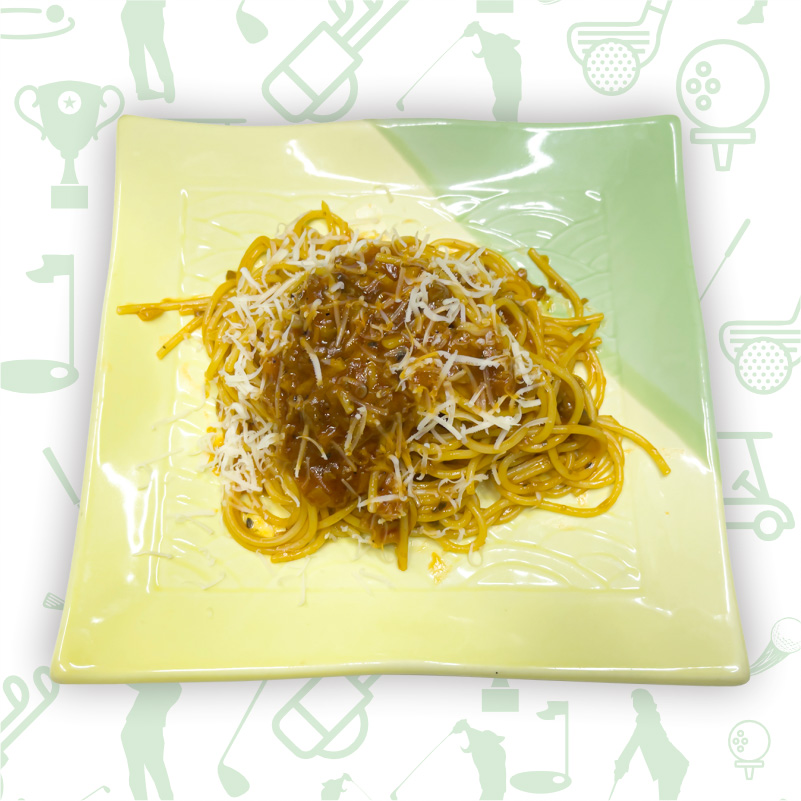 Spaghetti Bolognese - Fun Golf & Cafe, Golf Jababeka, Golf Lippo Cikarang, Belajar Golf, Simulator Golf